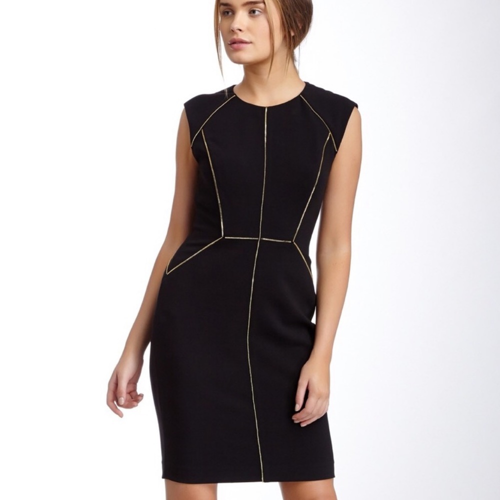 Rebecca Taylor Zippier Detailing Sheath Dress